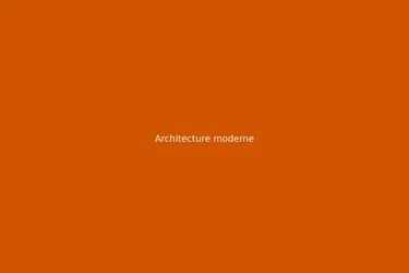 Architecture moderne