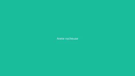 Arete rocheuse