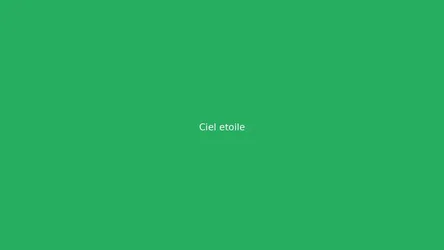 Ciel etoile