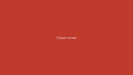 Crique cachee