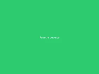 Fenetre ouverte