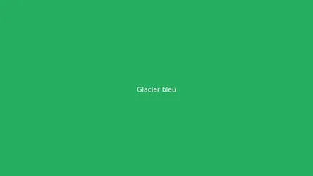 Glacier bleu