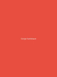 Gorge karstique