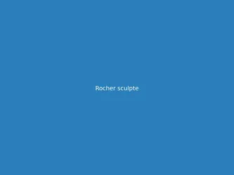 Rocher sculpte
